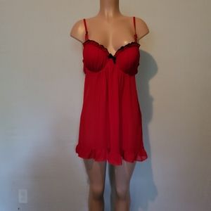 Gillian O'Malley Red Lingerie Size XL
